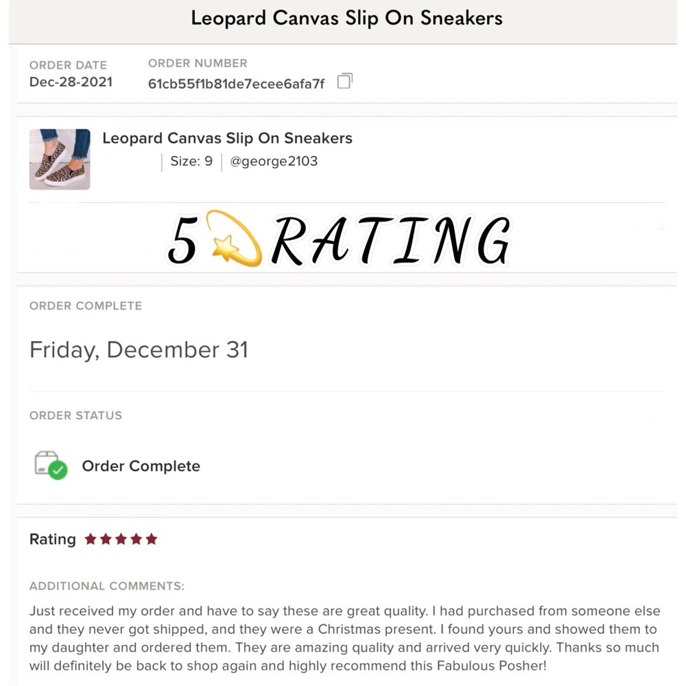 Leopard Canvas Slip On Sneakers Flats - Picture 6 of 10